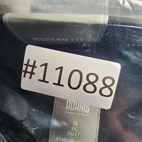 Stacy Adams Shirt Mens 19 Black Long Sleeve Modern Fit Button Up *NWT* - Picture 13 of 14